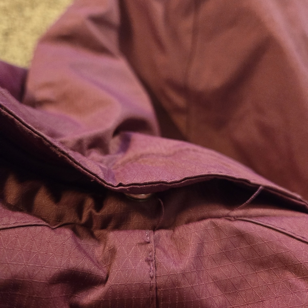 Gerry purple winter jacket w/ detachable snapped hood Womens XL - Picture 11 of 11